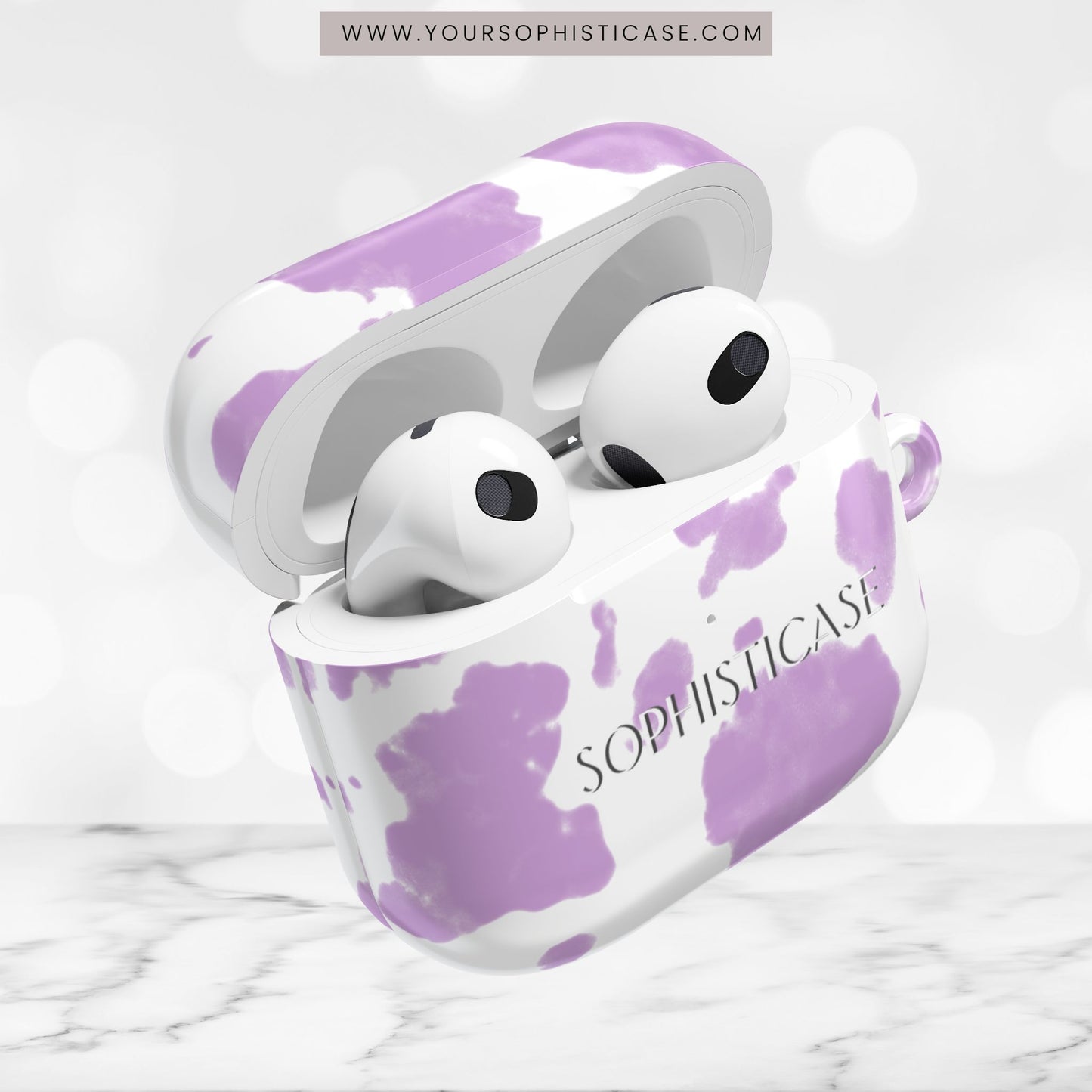 AirPod Cases - Holy Cow in Purple