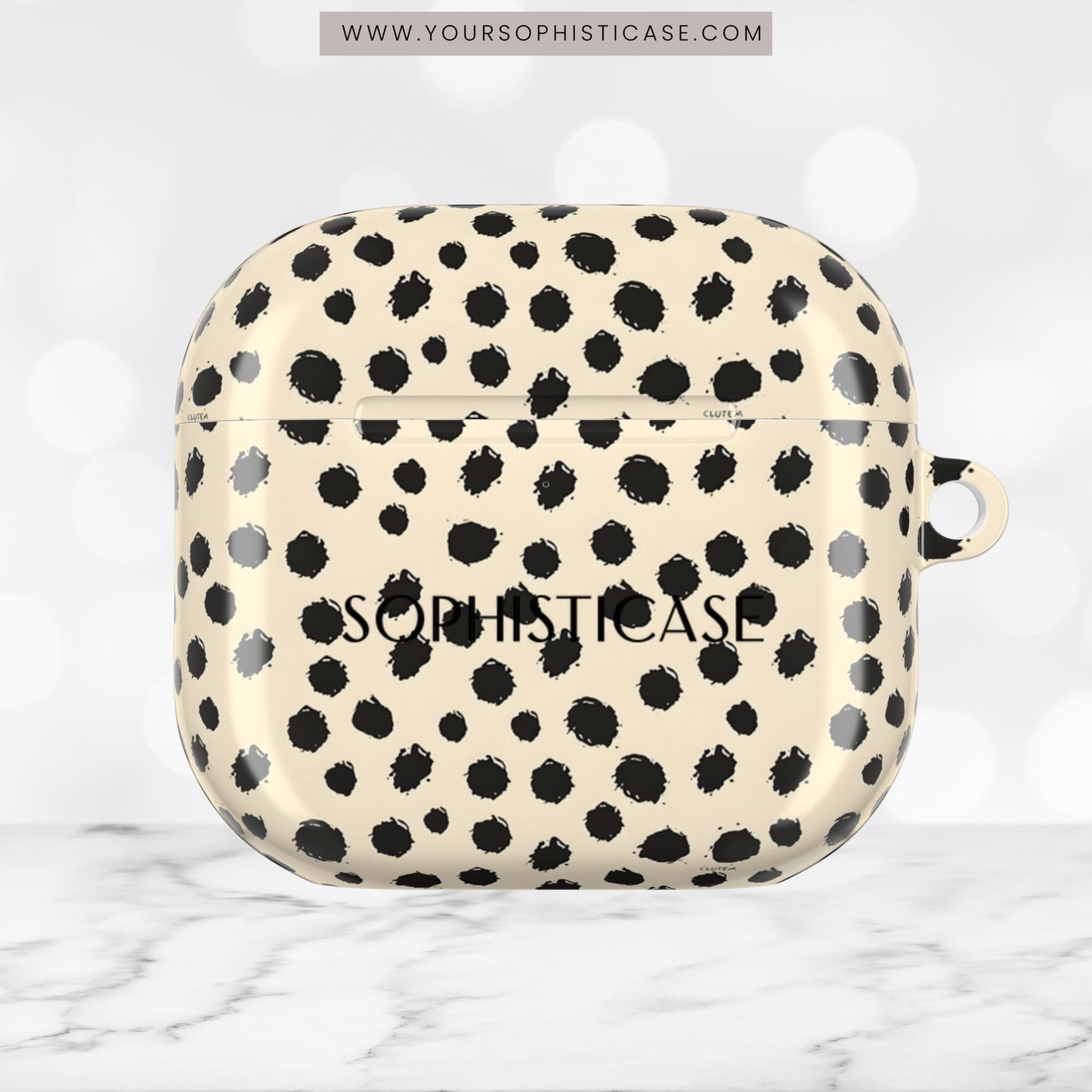 AirPod Cases - Cheetahs and Liars in Beige