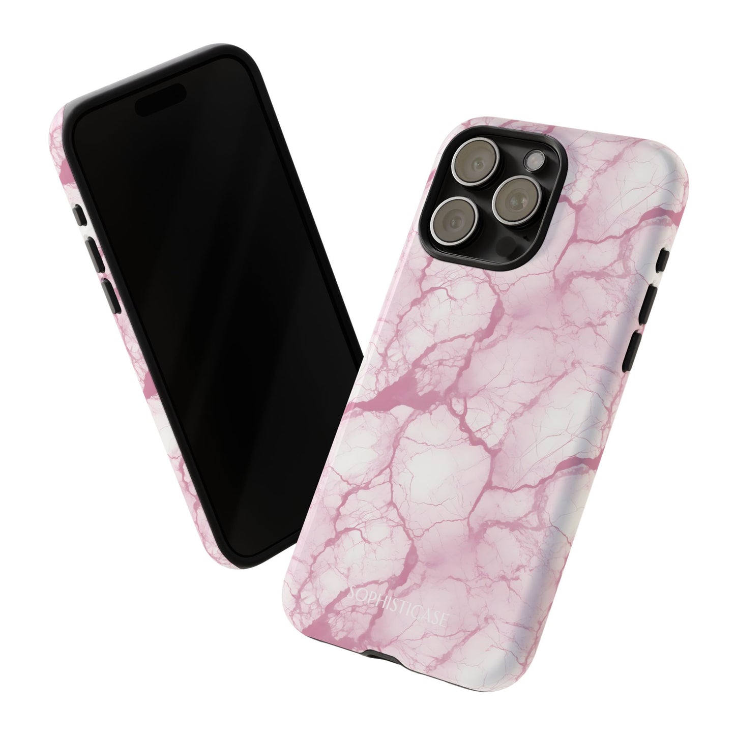 Marble Opulence in Pink - Tough Phone Case