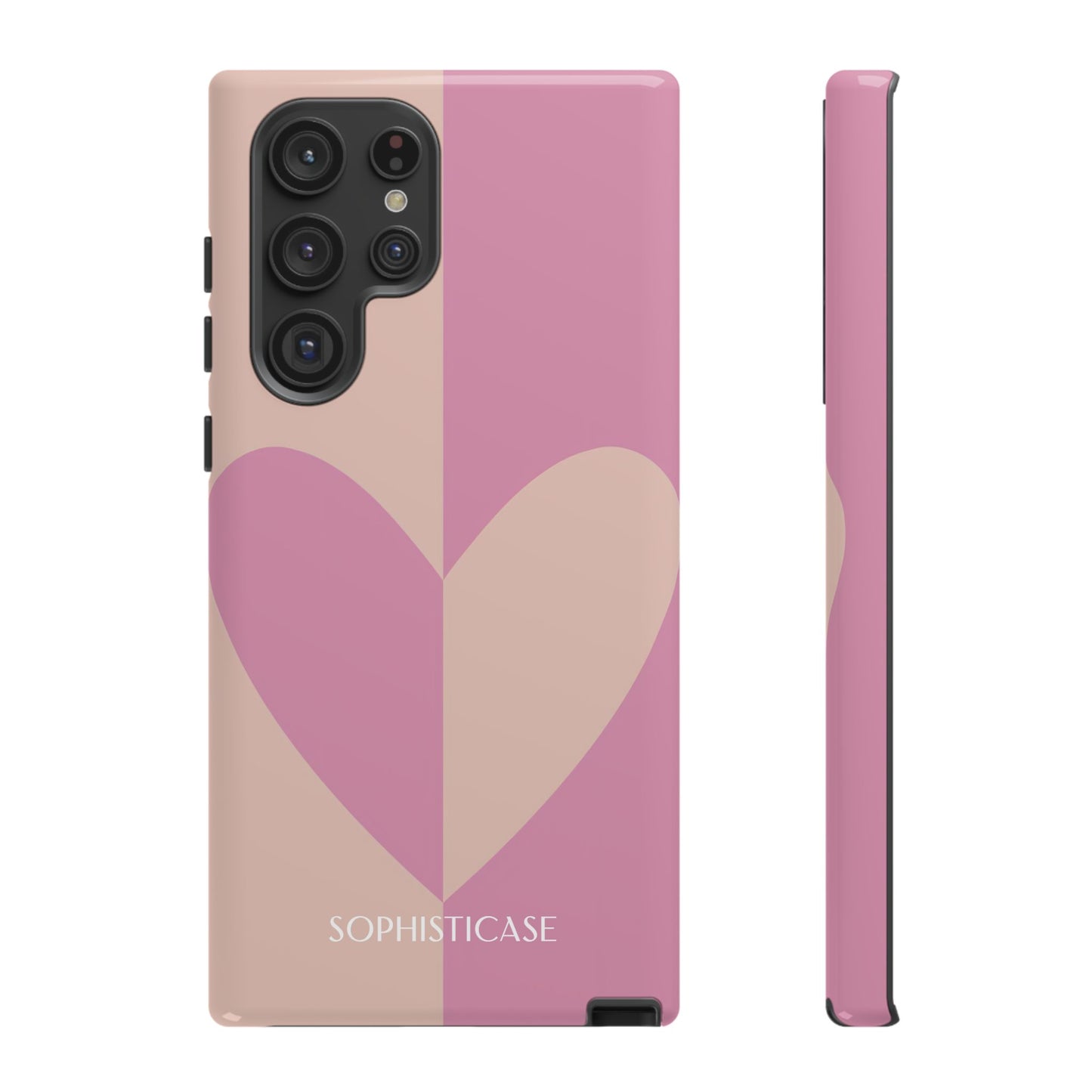 Be Mine in Pink and Brown - Tough Phone Case for Samsung Galaxy - Sophisticase