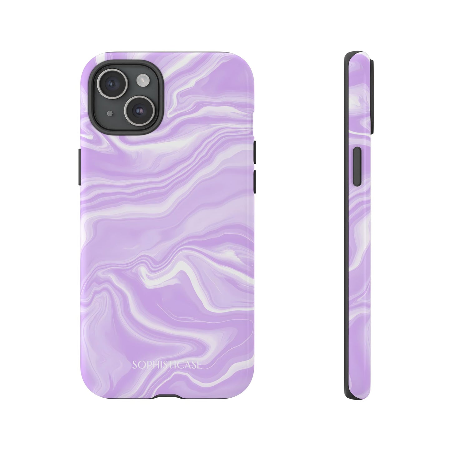Liquid Dreams in Light Purple - iPhone Case