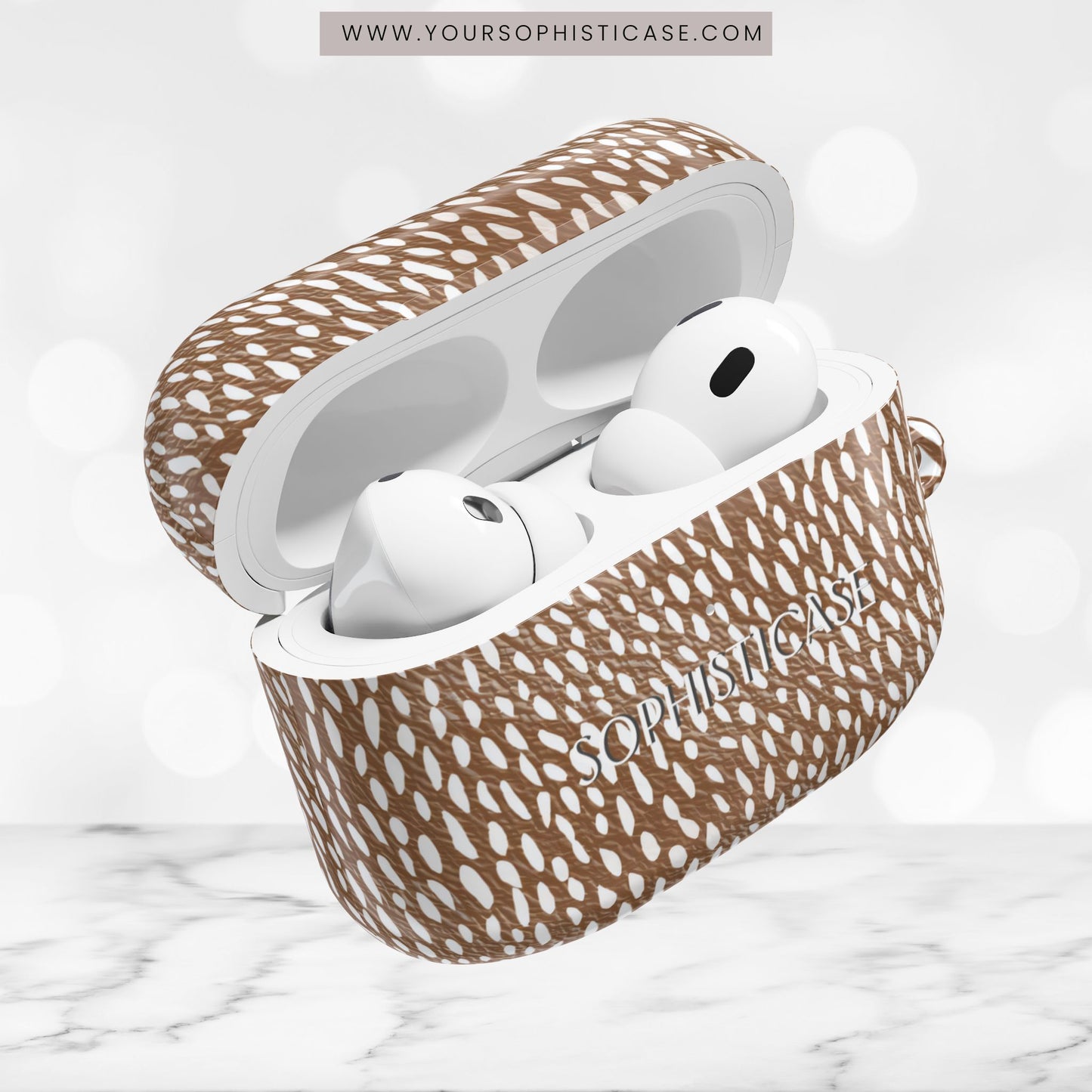 AirPod Cases - Oh Deer! in Brown