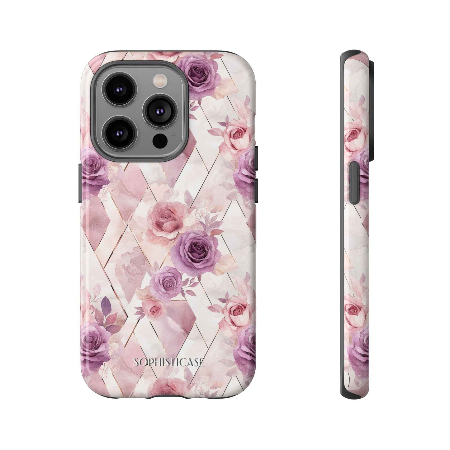 Royal Floral in Mauve Rose - Tough Phone Case