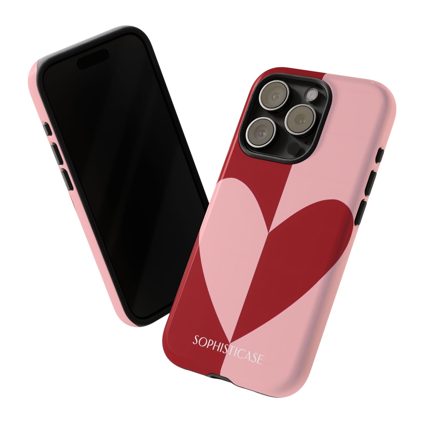 Be Mine in Red and Pink - iPhone Case