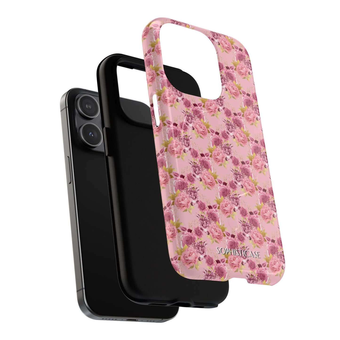 Rose Diamond Romance in Amelie - Magsafe Phone Case