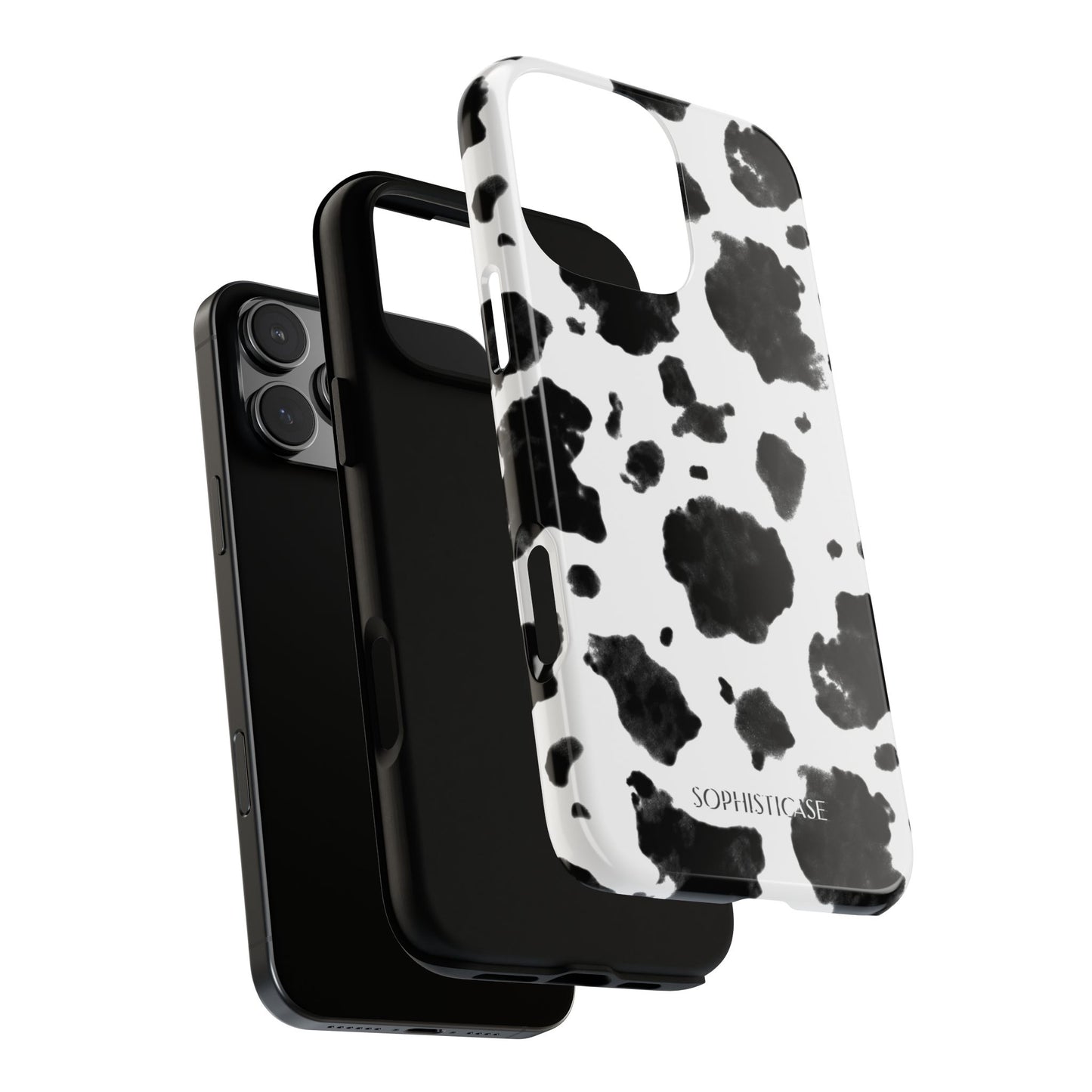 Holy Cow in Black - iPhone Case