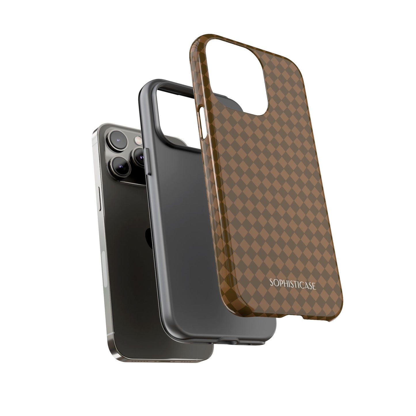 Diamond Diva in Deep Brown - iPhone Case