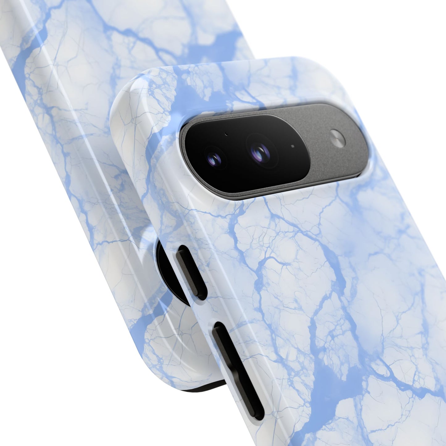Marble Opulence in Blue - Tough Phone Case