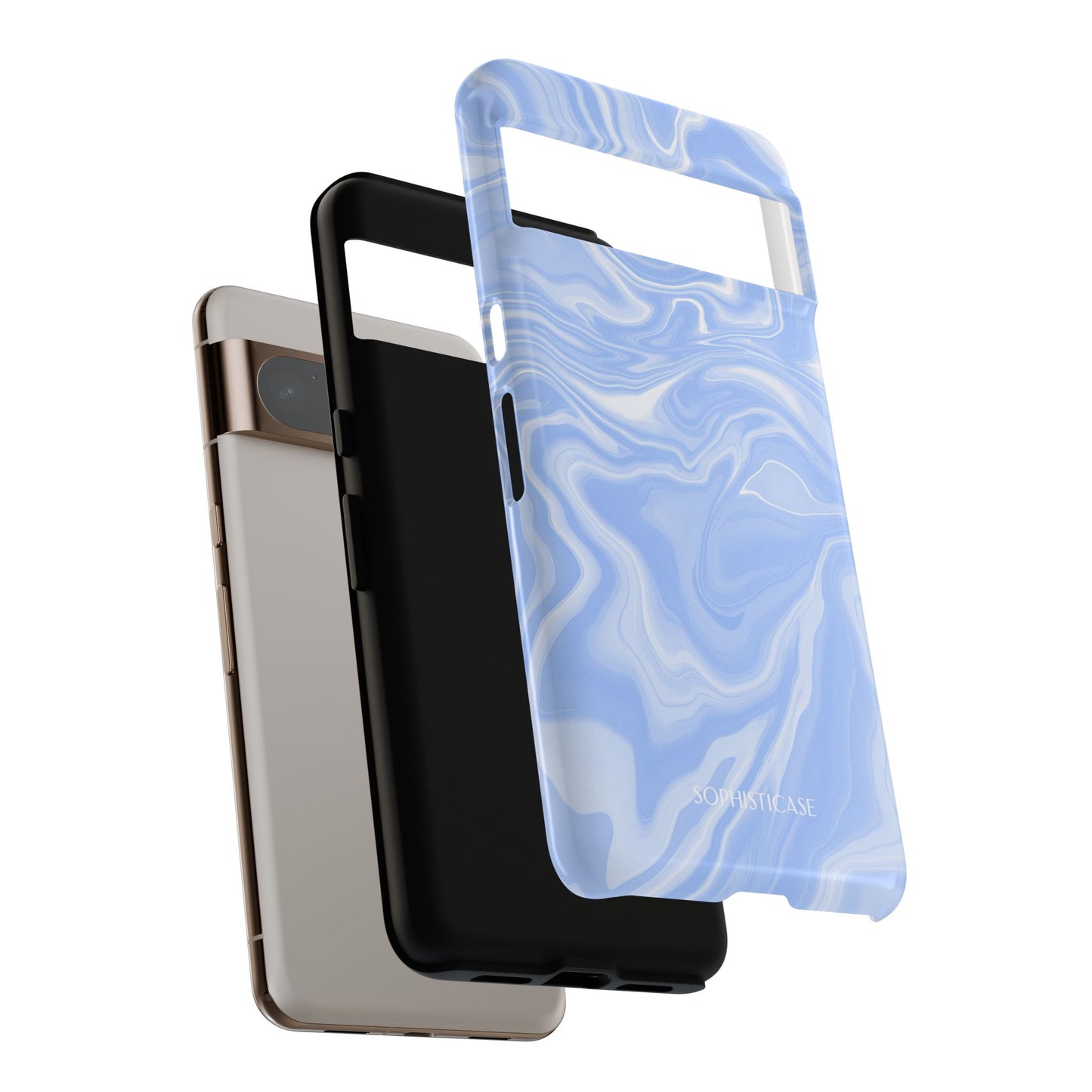 Liquid Dreams in Smoke Blue - Google Pixel Case