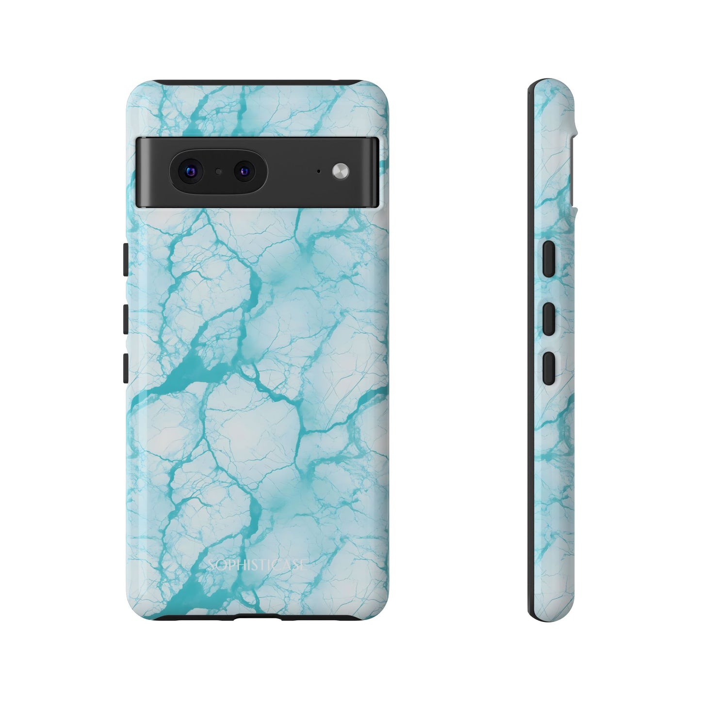 Marble Opulence in Aqua - Google Pixel Case
