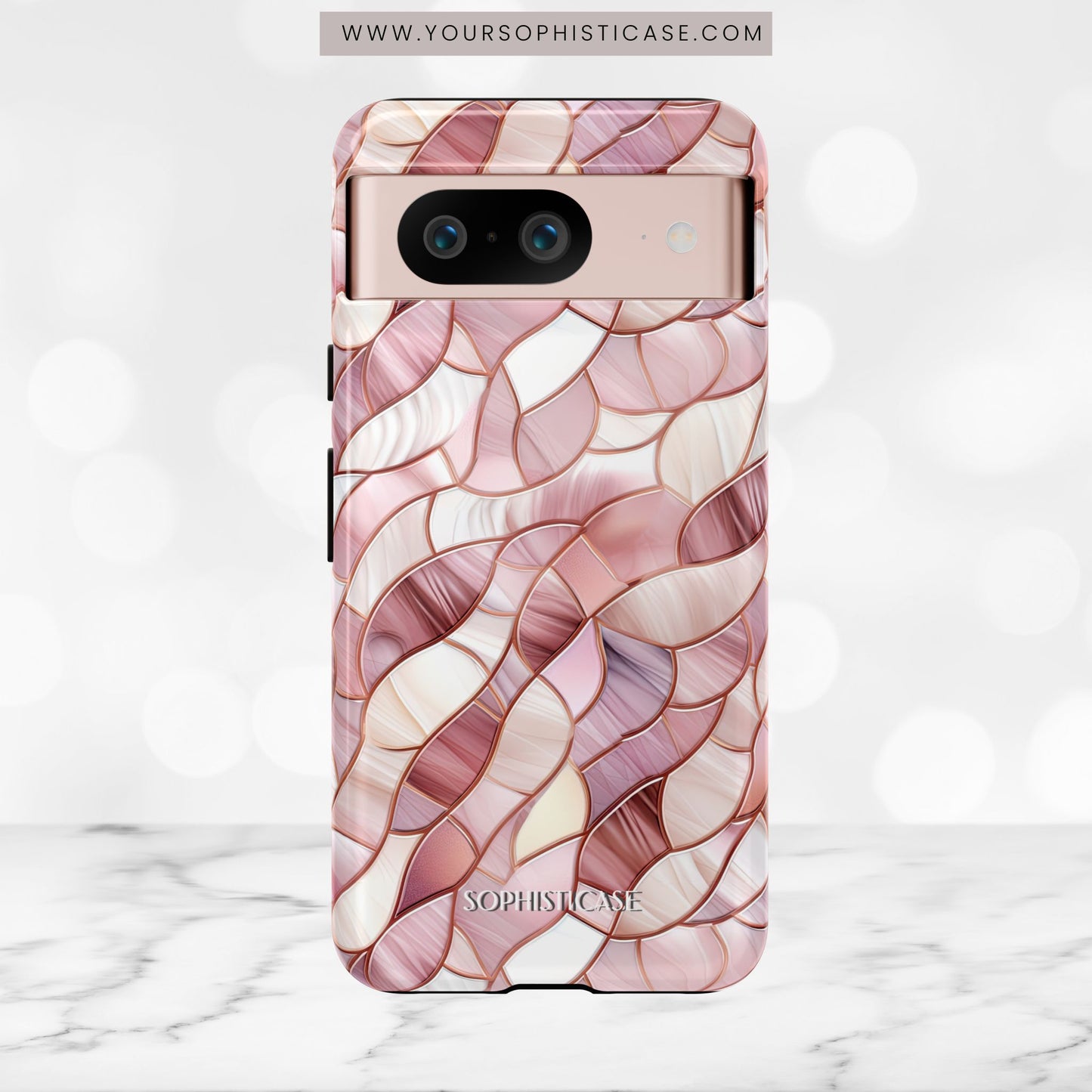 Rose' Runway in Sweet Mosaic - Tough Phone Case