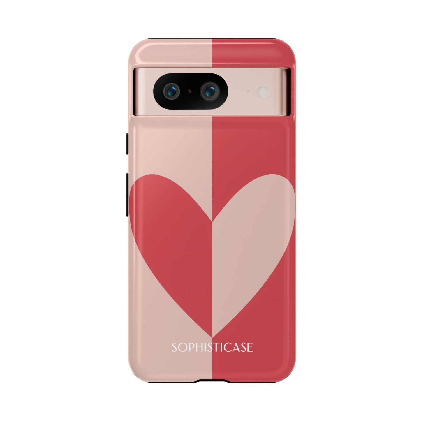 Be Mine in Red and Brown - Protective Phone Case for Google Pixel - Sophisticase