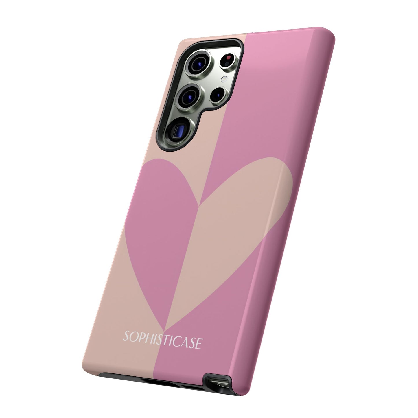 Be Mine in Pink and Brown - Tough Phone Case for Samsung Galaxy - Sophisticase