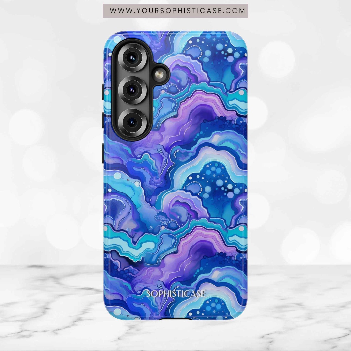 Nightstone in Lapis Wave - Tough Phone Case