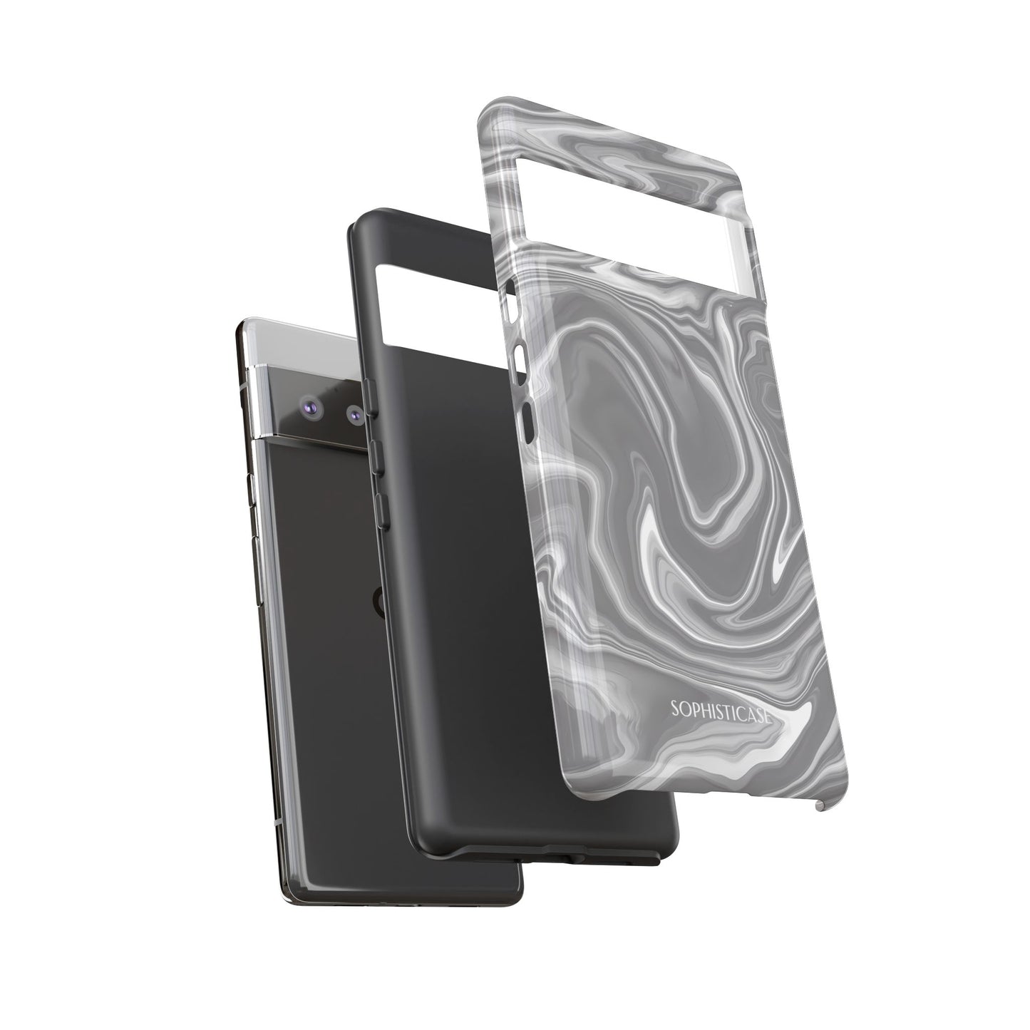 Liquid Dreams in Charcoal - Google Pixel Case
