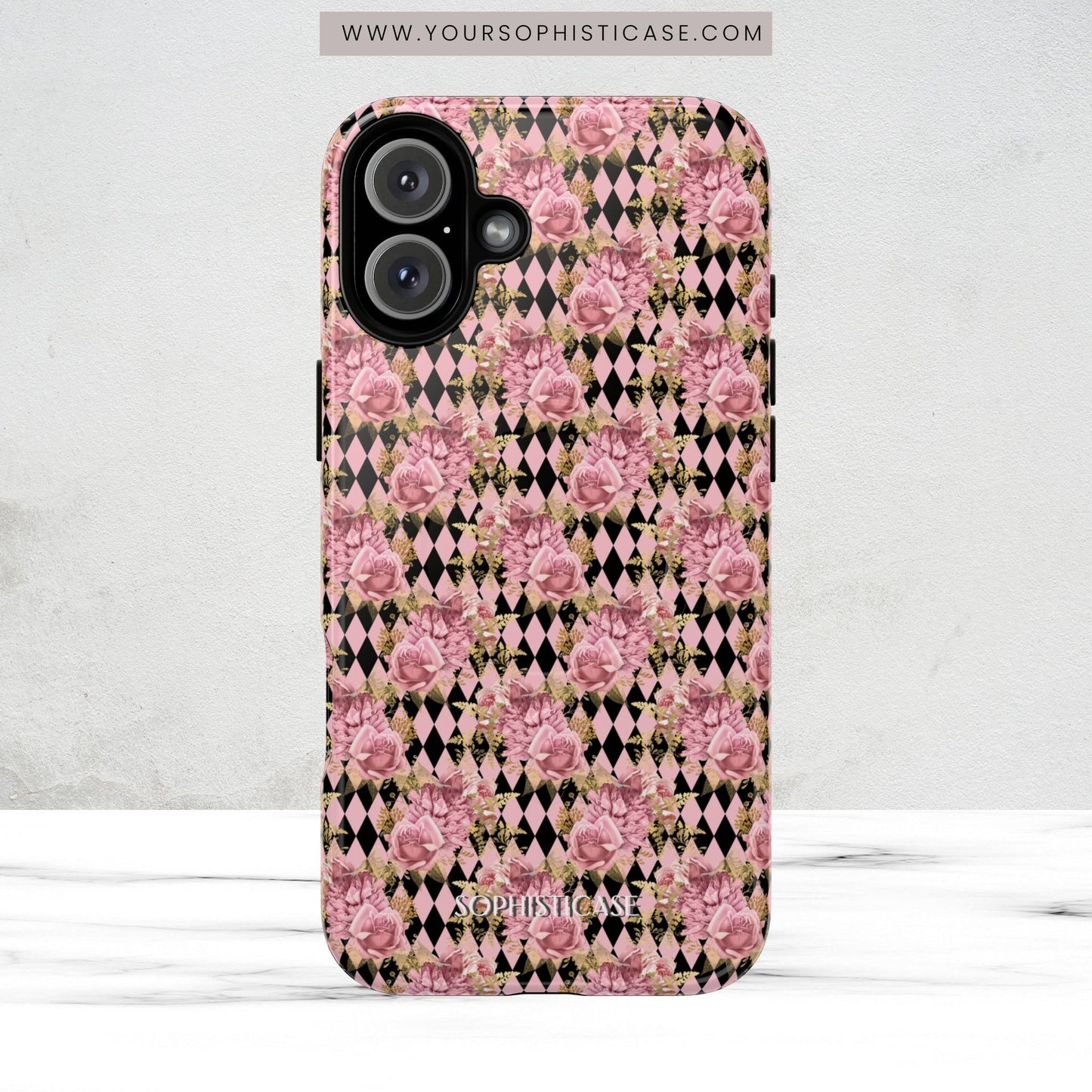 Rose Diamond Romance in Valentina - Magsafe Case