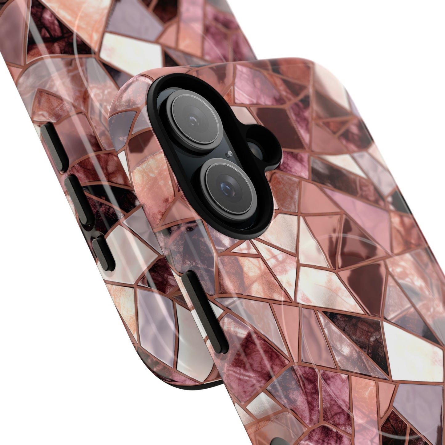 Rose' Runway in Merlot Mosaic - Magsafe Case
