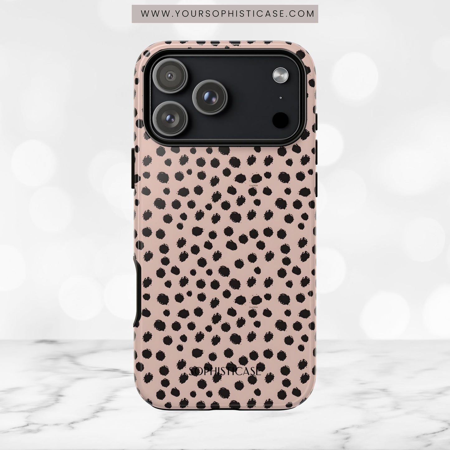 Cheetahs and Liars in Light Brown - iPhone Case