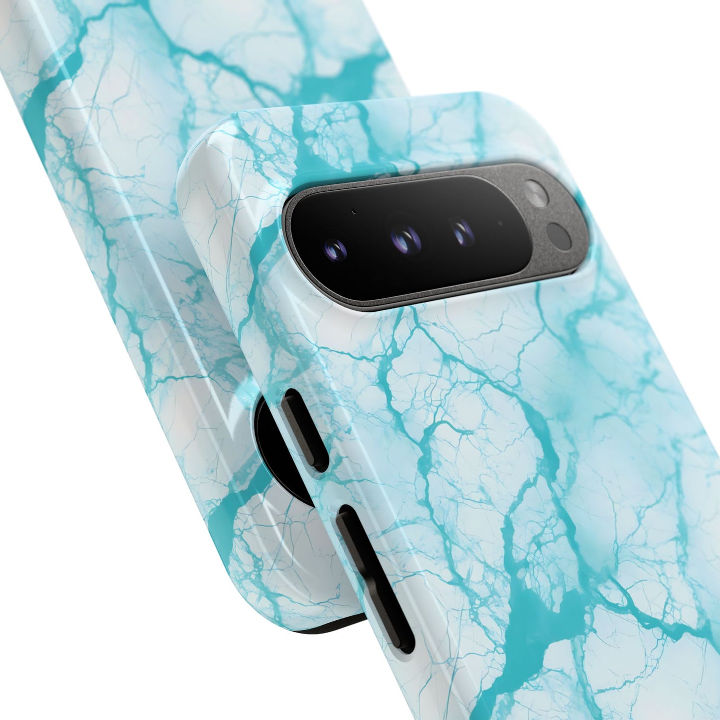 Marble Opulence in Aqua - Tough Phone Case