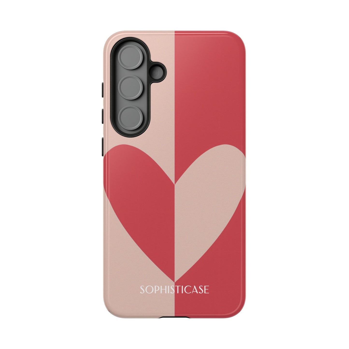 Be Mine in Red and Brown - Protective Phone Case for Samsung Galaxy - Sophisticase