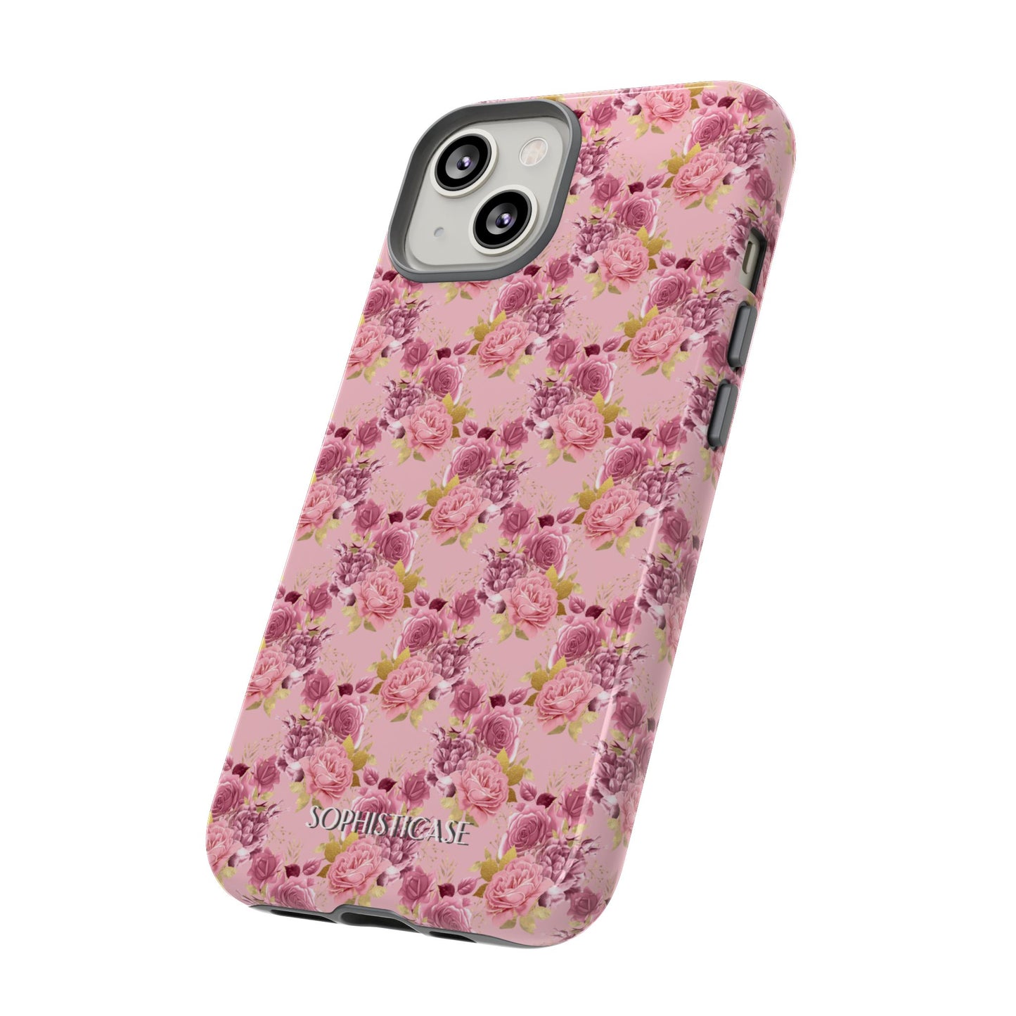 Rose Diamond Romance in Amelie - iPhone Case