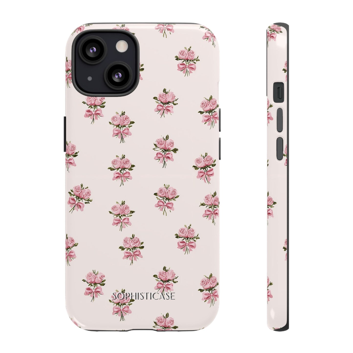 The Sweetest Thing in Coquette Rose Bouquet - iPhone Case