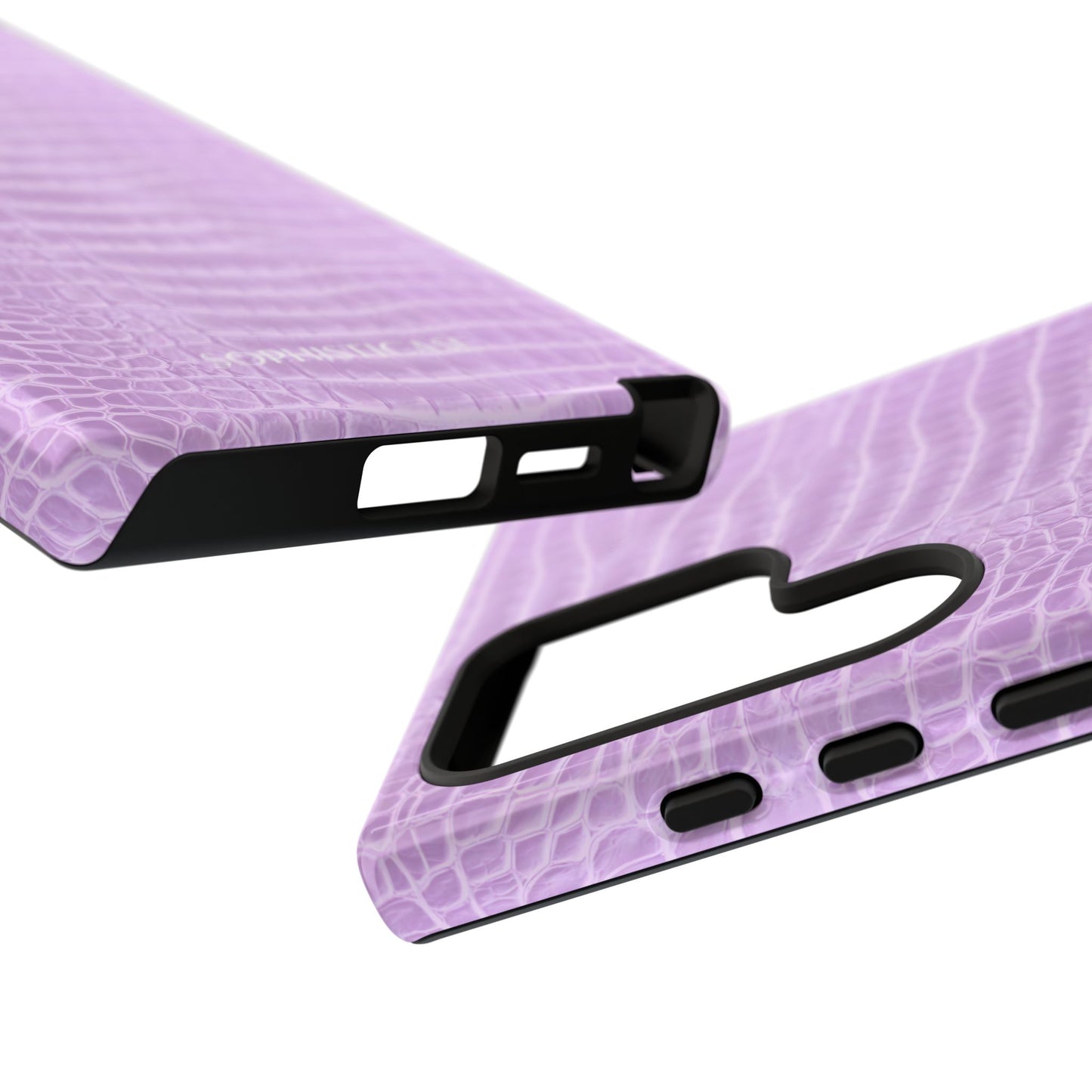 Luxe Leather in Purple - Tough Phone Case