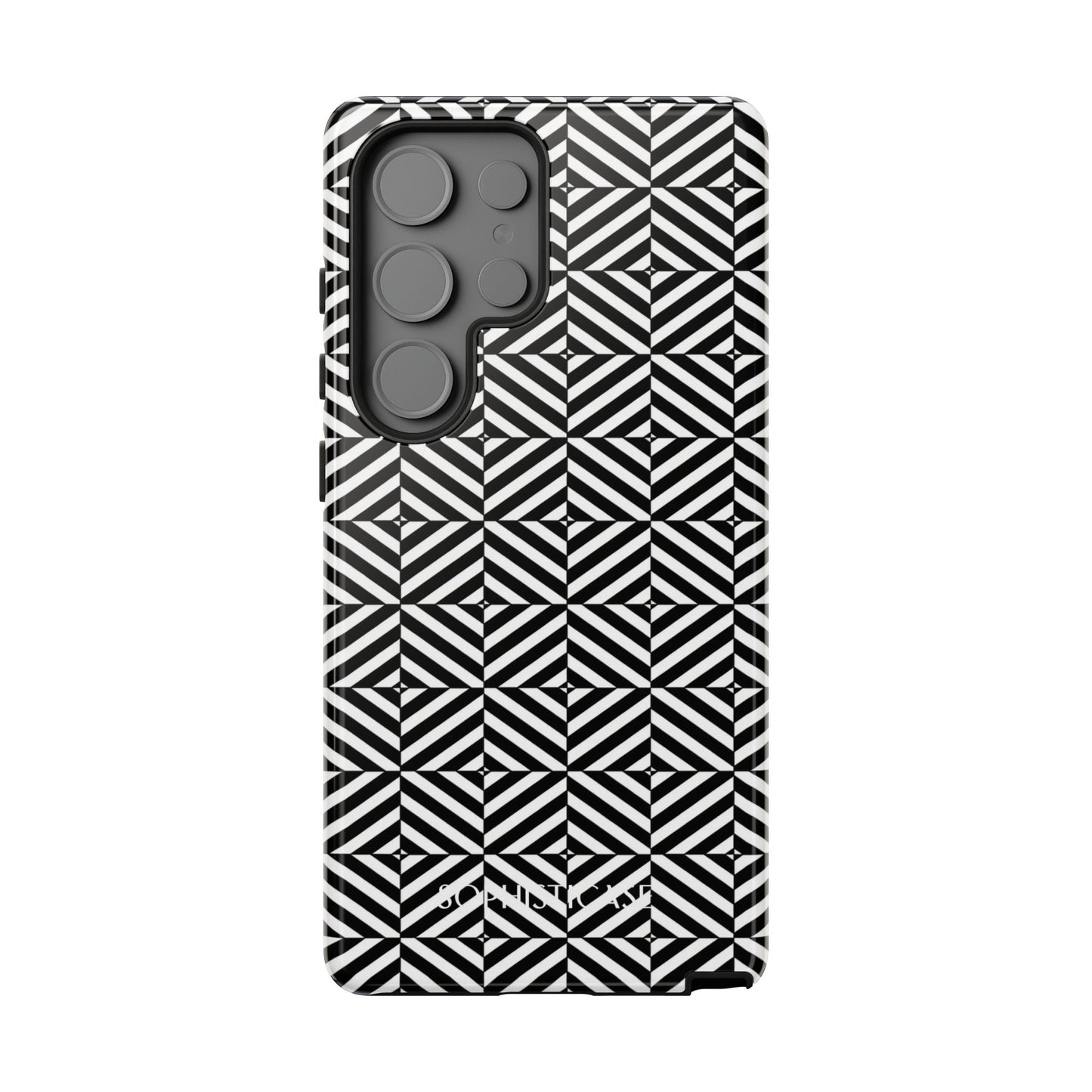 Illusions in Black - Tough Phone Case for Samsung Galaxy