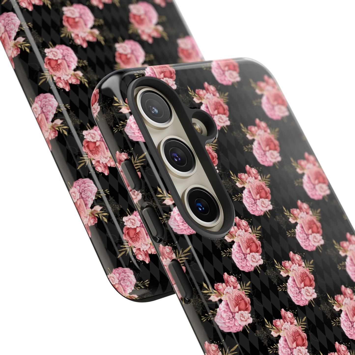 Rose Diamond Romance in Vivienne - Tough Phone Case