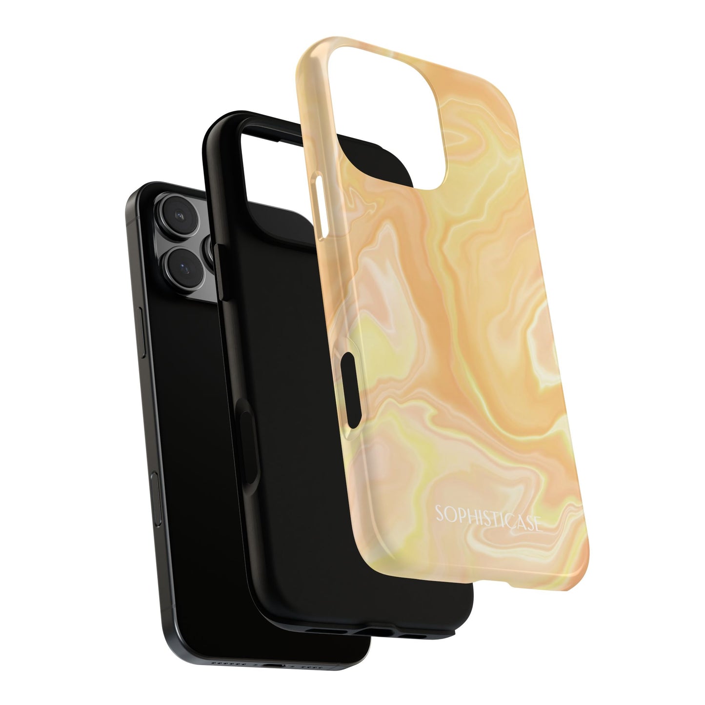 Liquid Magic in Yellow Haze - Protective Phone Case for iPhone