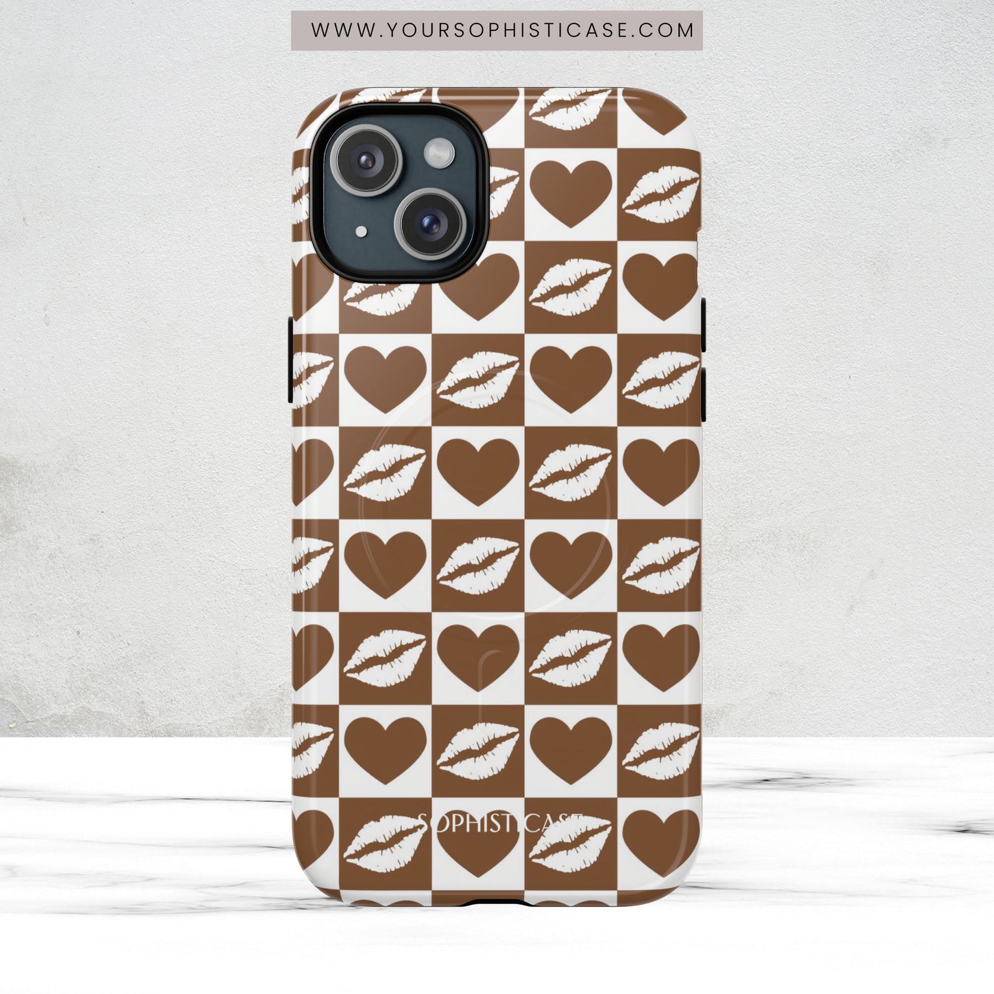 Belle Amie in Deep Brown - Magsafe Case
