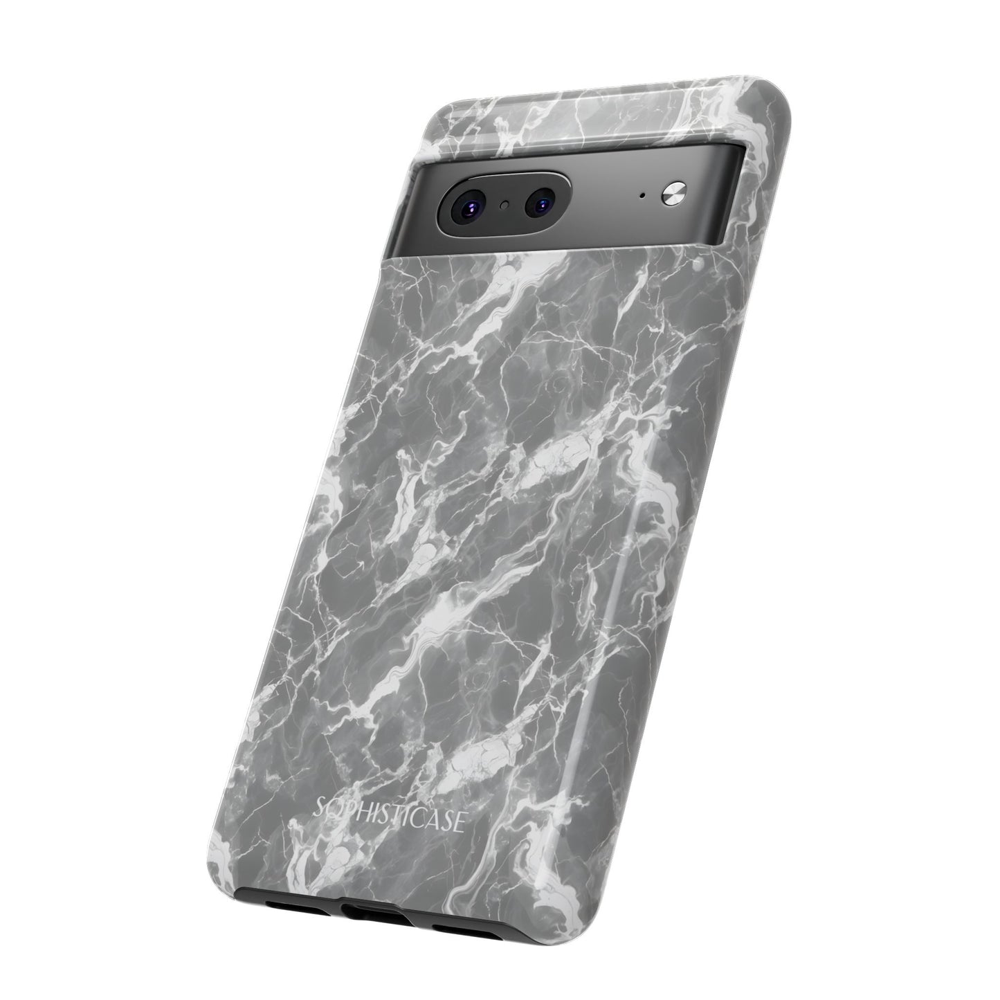 Marble Crush in Charcoal Grey - Tough Phone Case