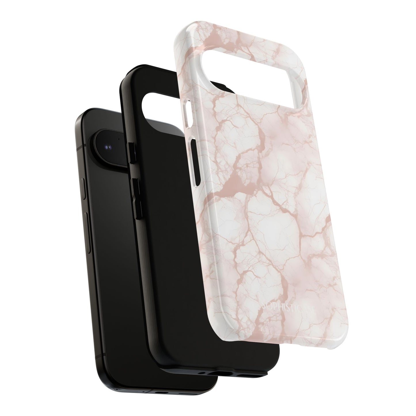 Marble Opulence in Neutral Beige - Tough Phone Case