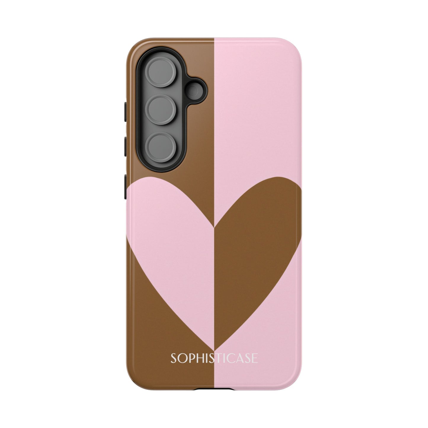 Be Mine in Pink and Brown - Tough Phone Case for Samsung Galaxy - Sophisticase