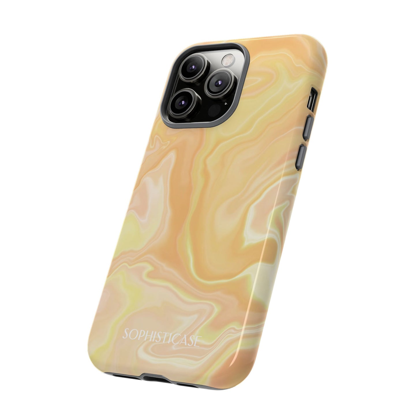Liquid Magic in Yellow Haze - iPhone Case
