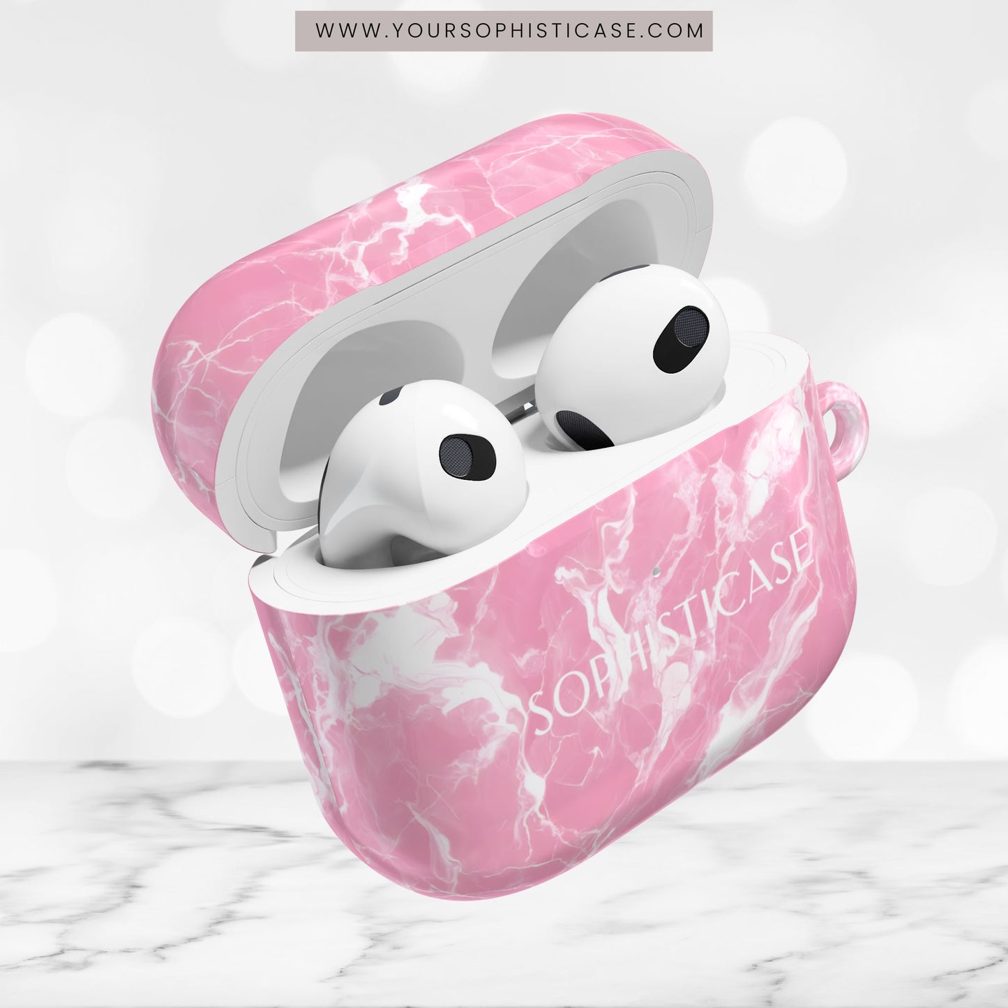 AirPod Cases - Marble Crush in Pink