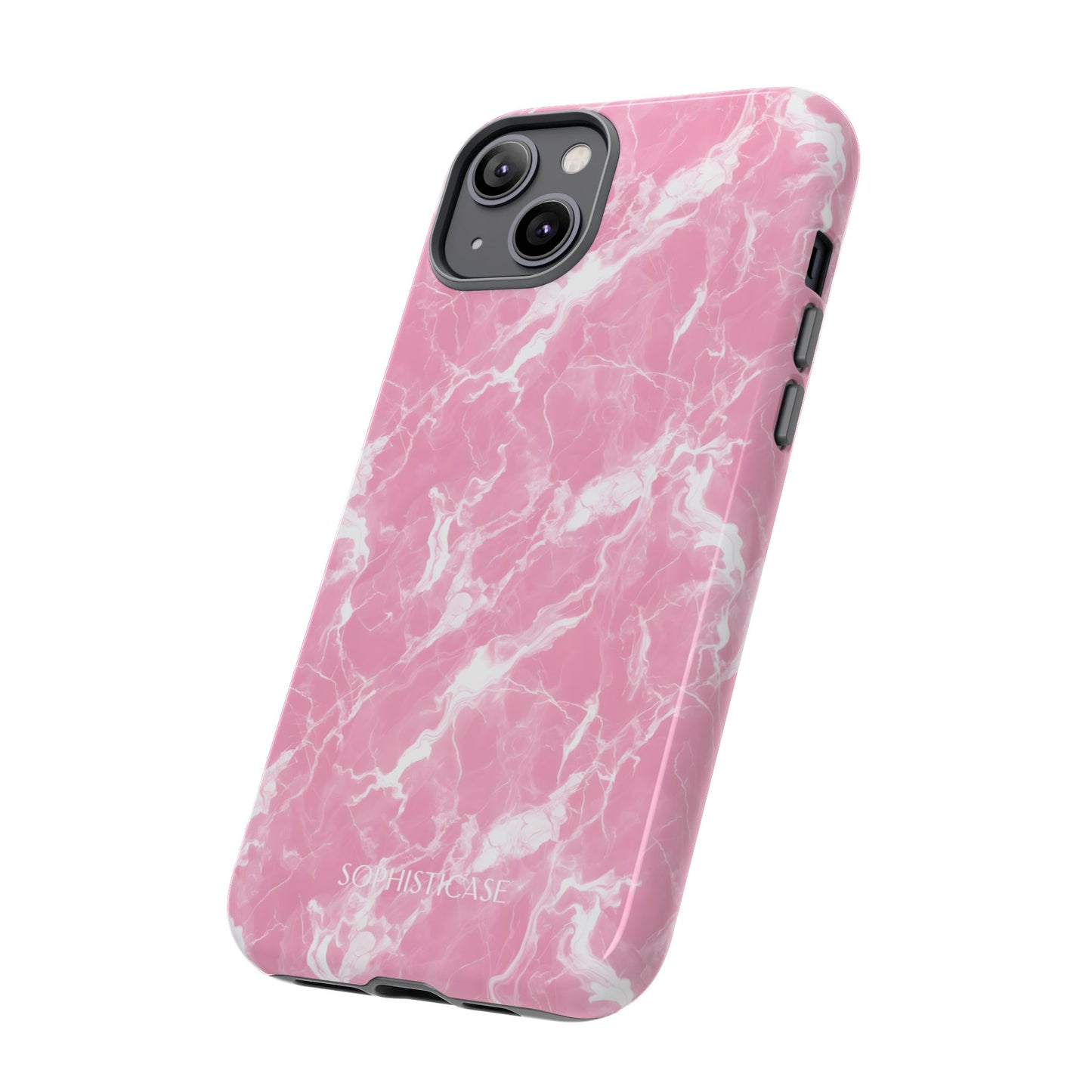 Marble Crush in Pink - iPhone Case
