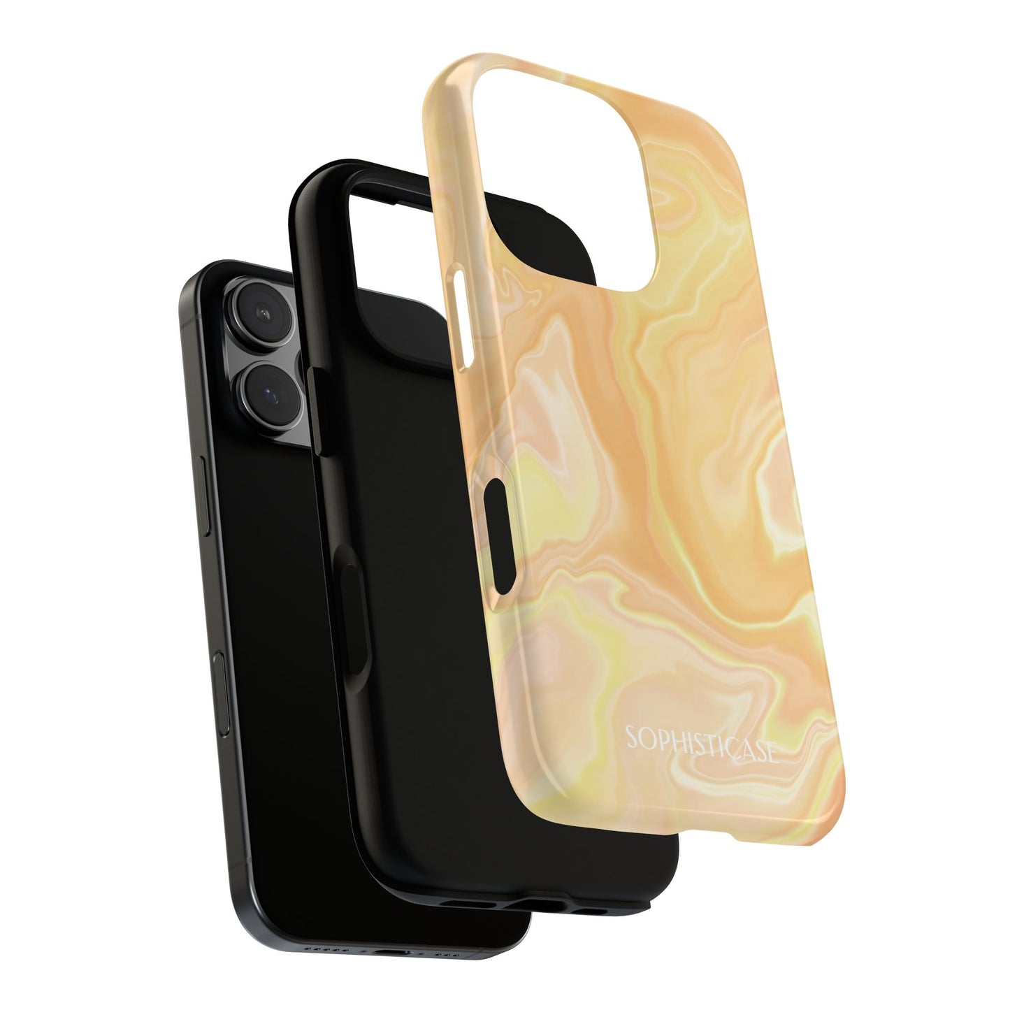 Liquid Magic in Yellow Haze - iPhone Case