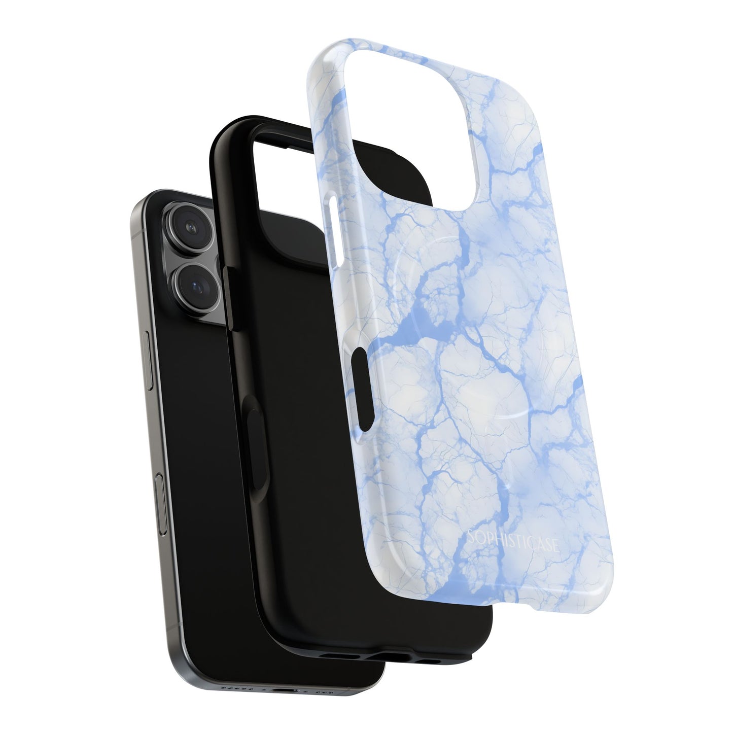 Marble Opulence in Blue - Magsafe Case