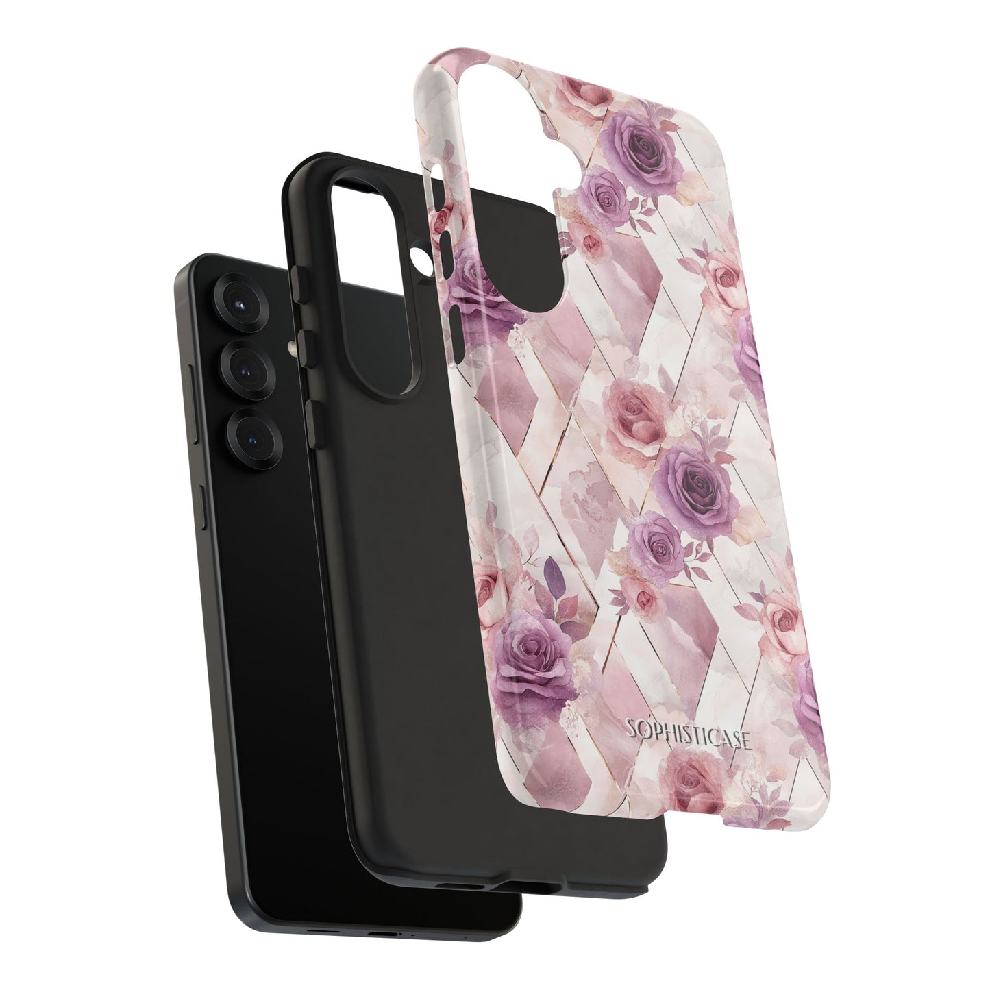 Royal Floral in Mauve Rose - Tough Phone Case