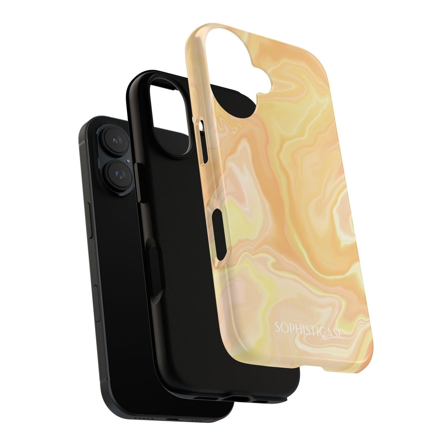 Liquid Magic in Yellow Haze - iPhone Case