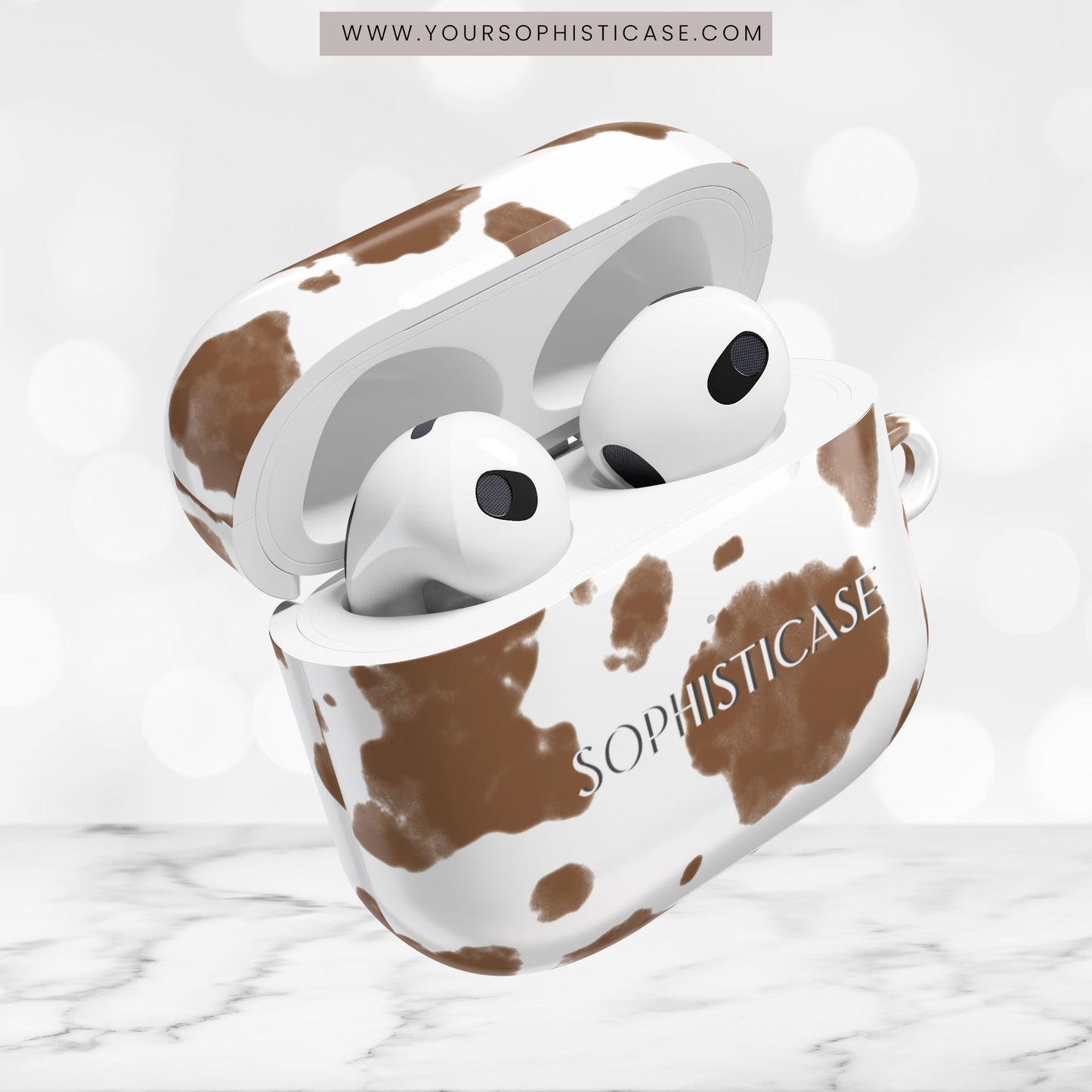 AirPod Cases - Holy Cow in Brown
