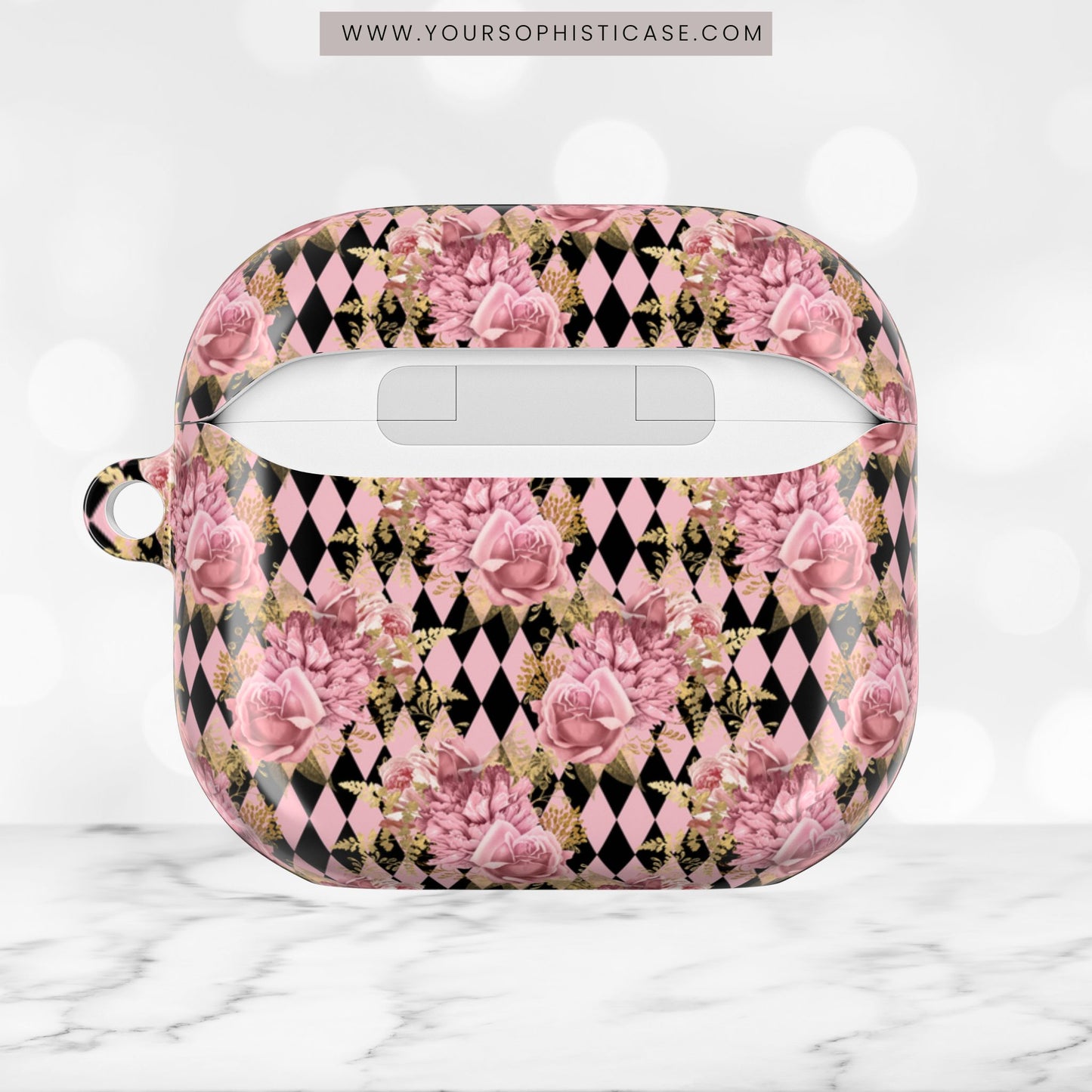 AirPod Cases - Rose Diamond Romance in Valentina