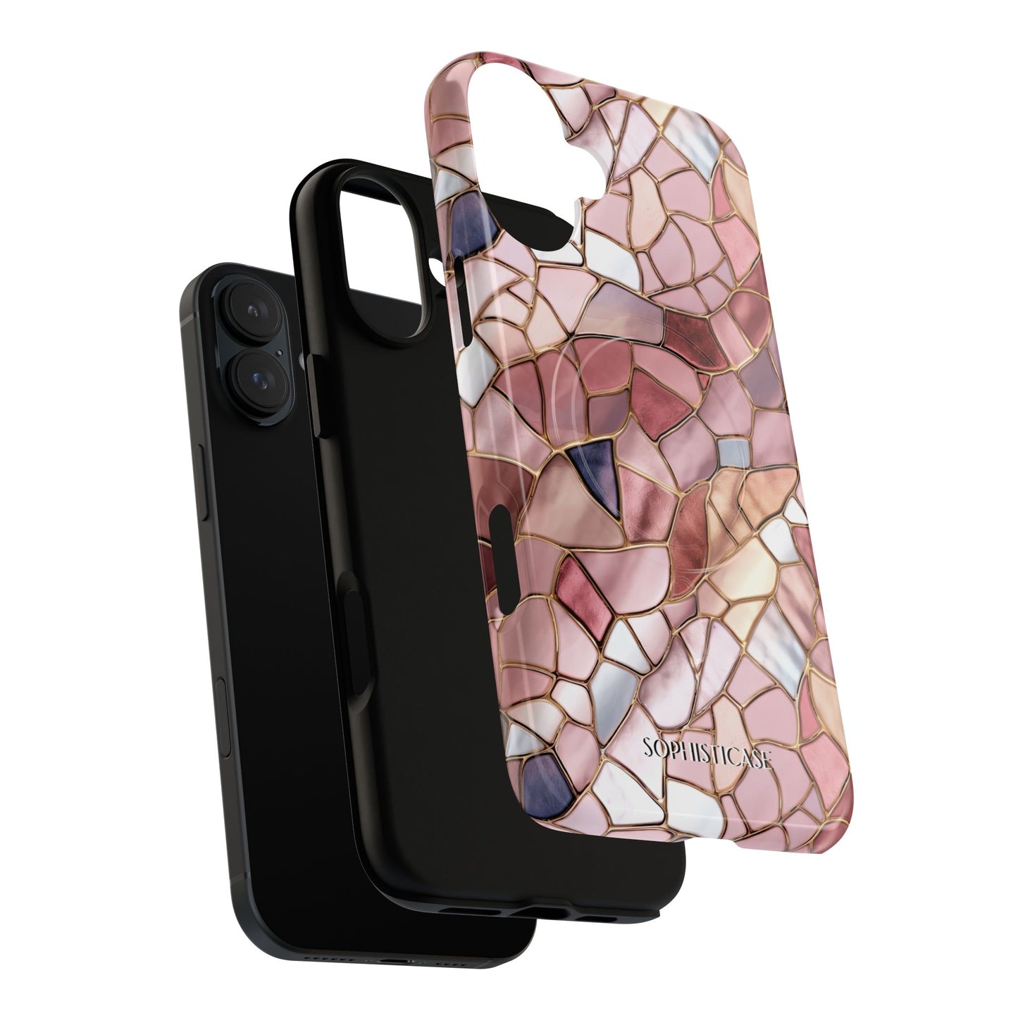 Rose' Runway in Pink Mosaic - Magsafe Case