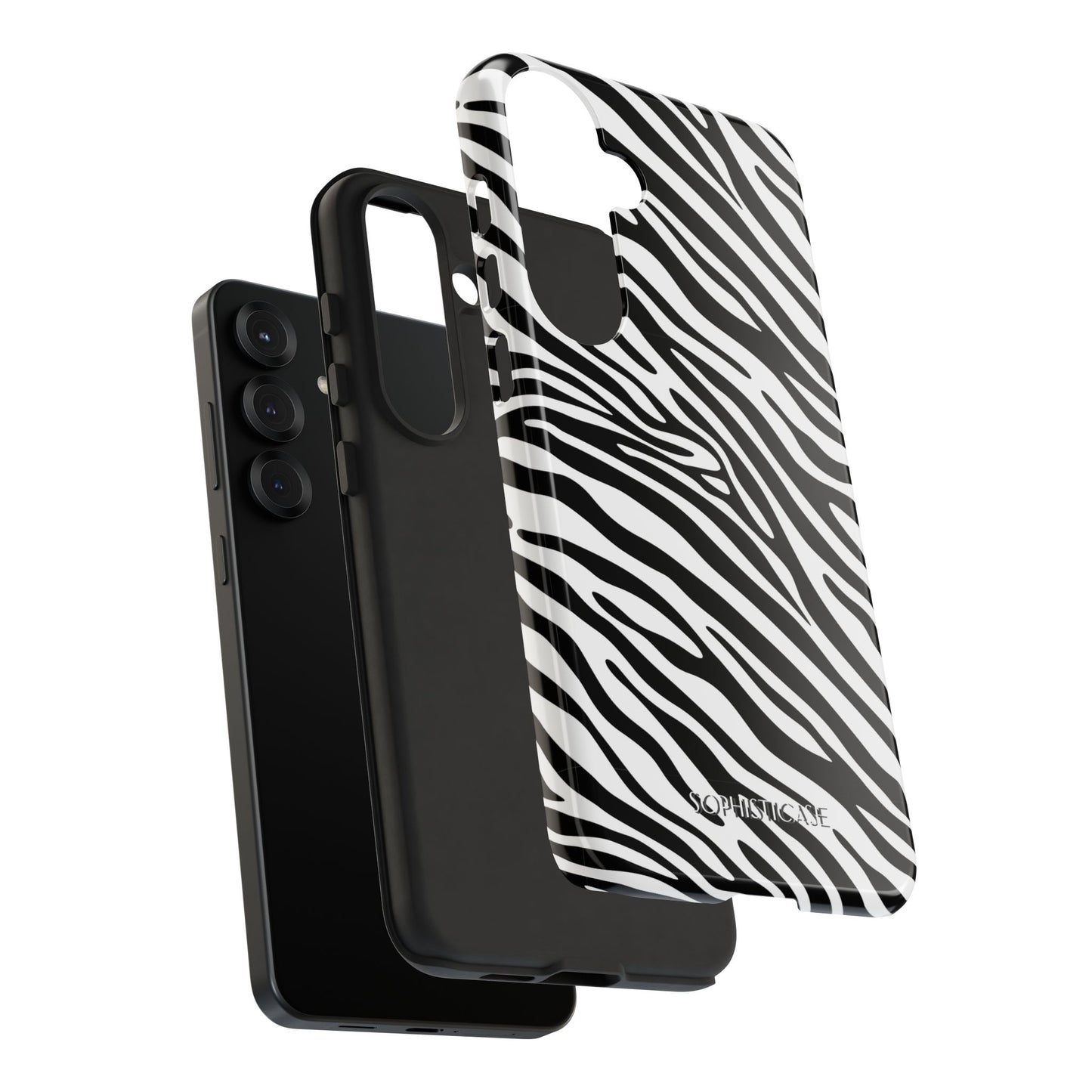 Dark Thoughts in Urban Zebra - Tough Phone Case