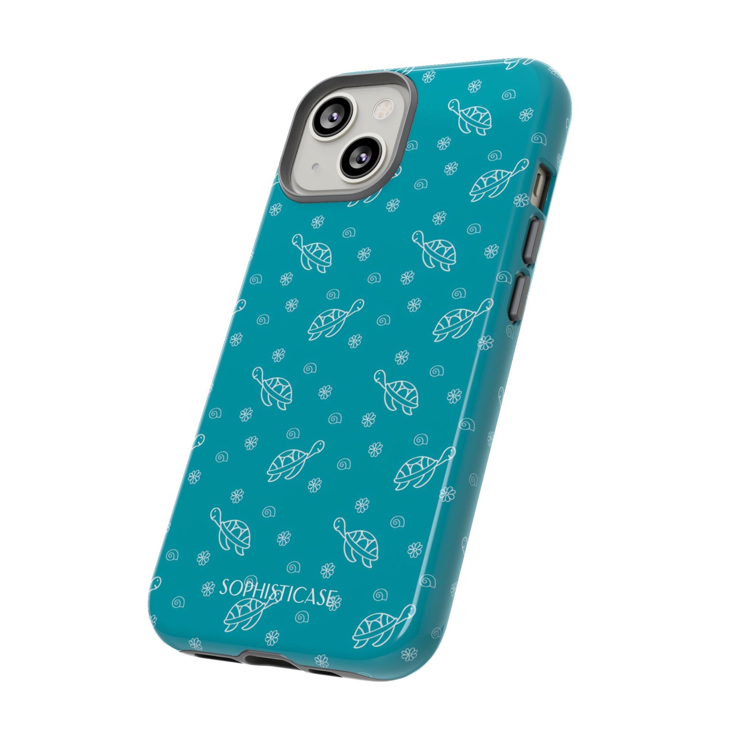 Turtle Island in Aqua - iPhone Magsafe Case