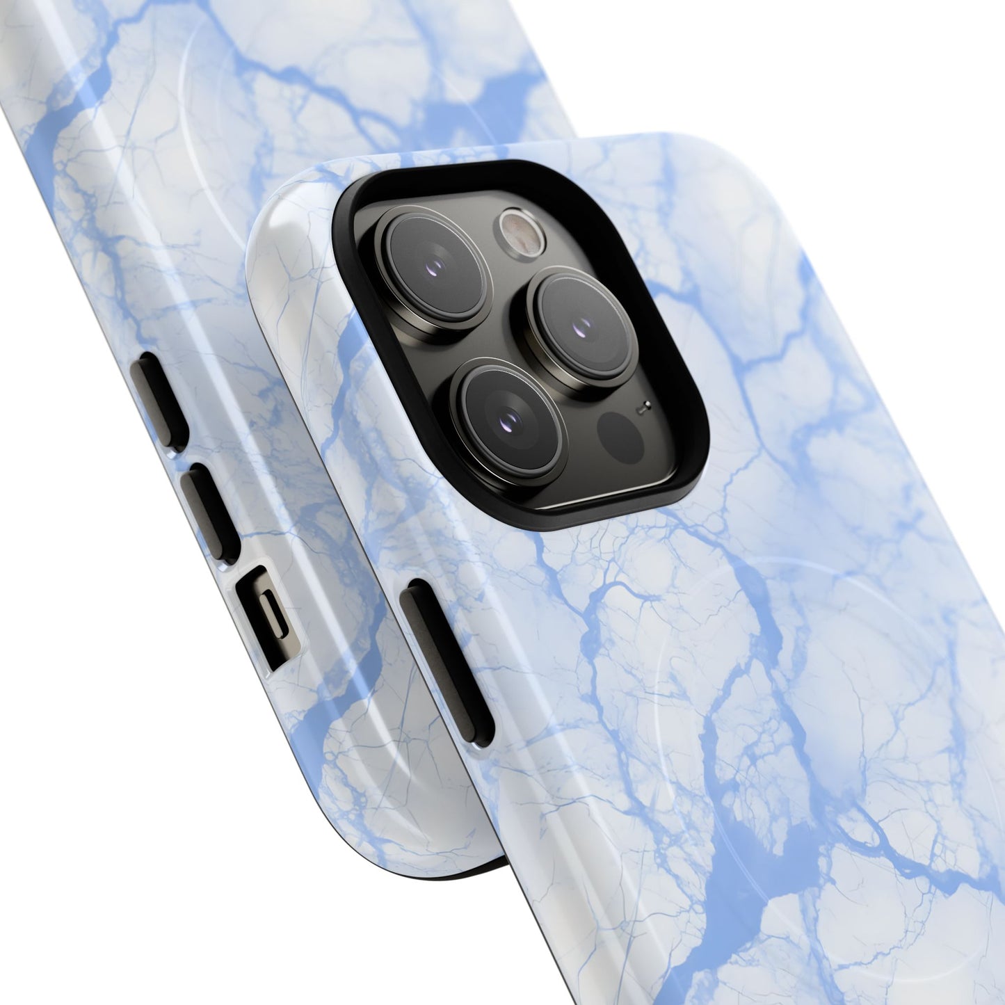 Marble Opulence in Blue - Magsafe Case