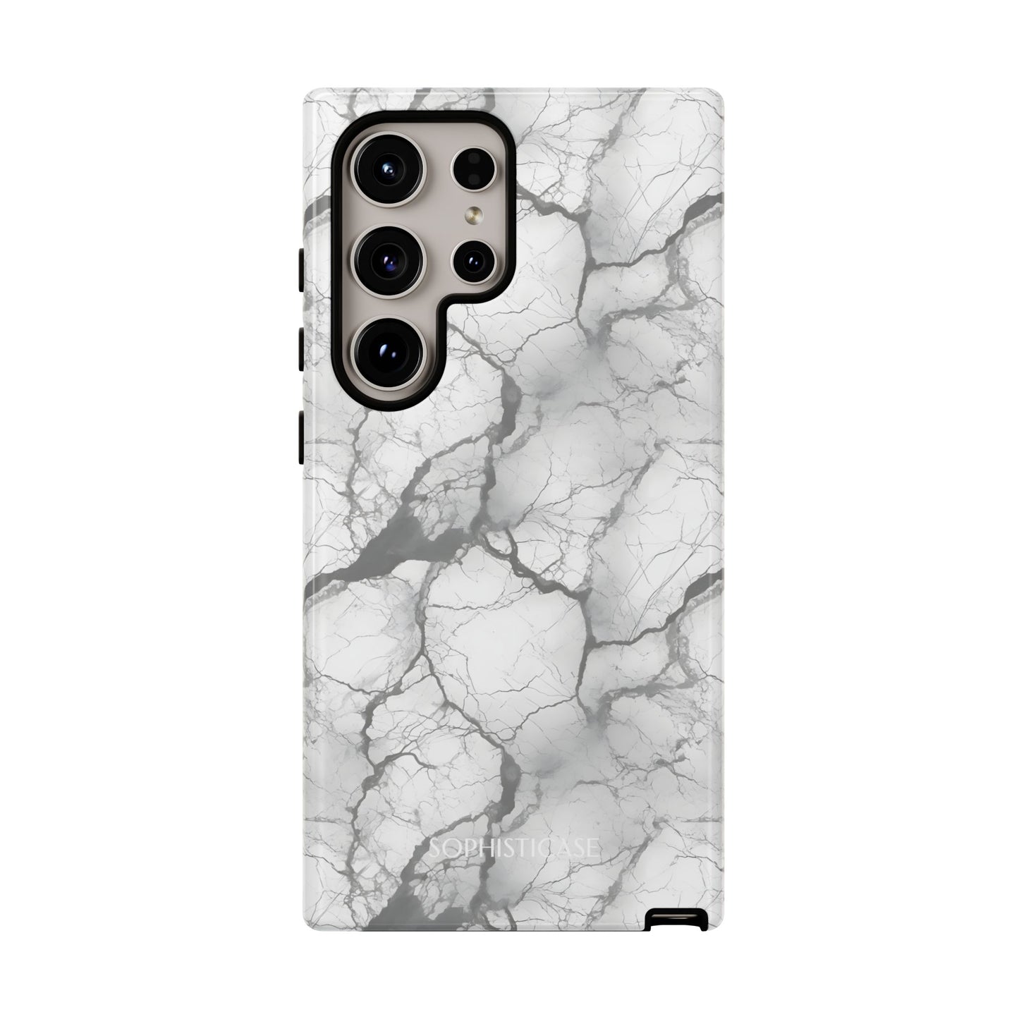 Marble Opulence in Charcoal Grey - Samsung Galaxy Case