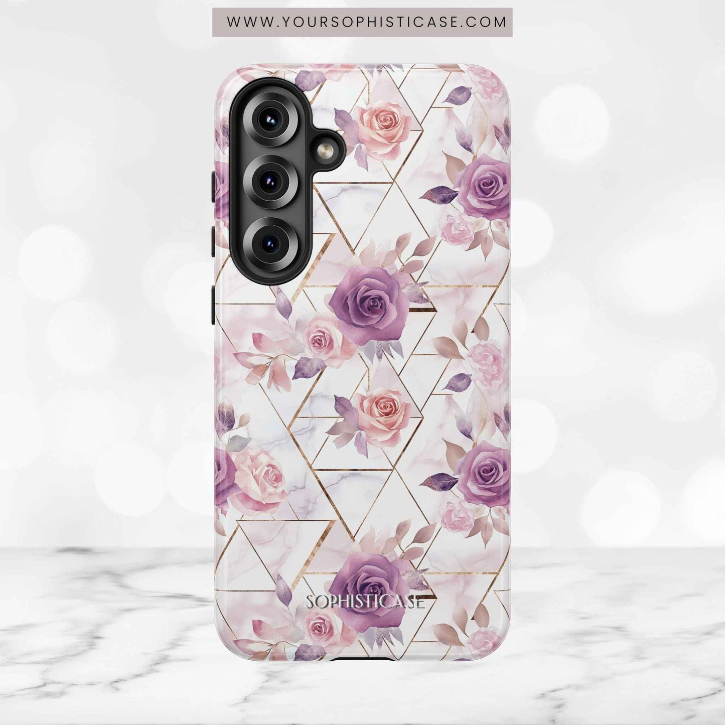 Royal Floral in Rose Royale - Tough Phone Case