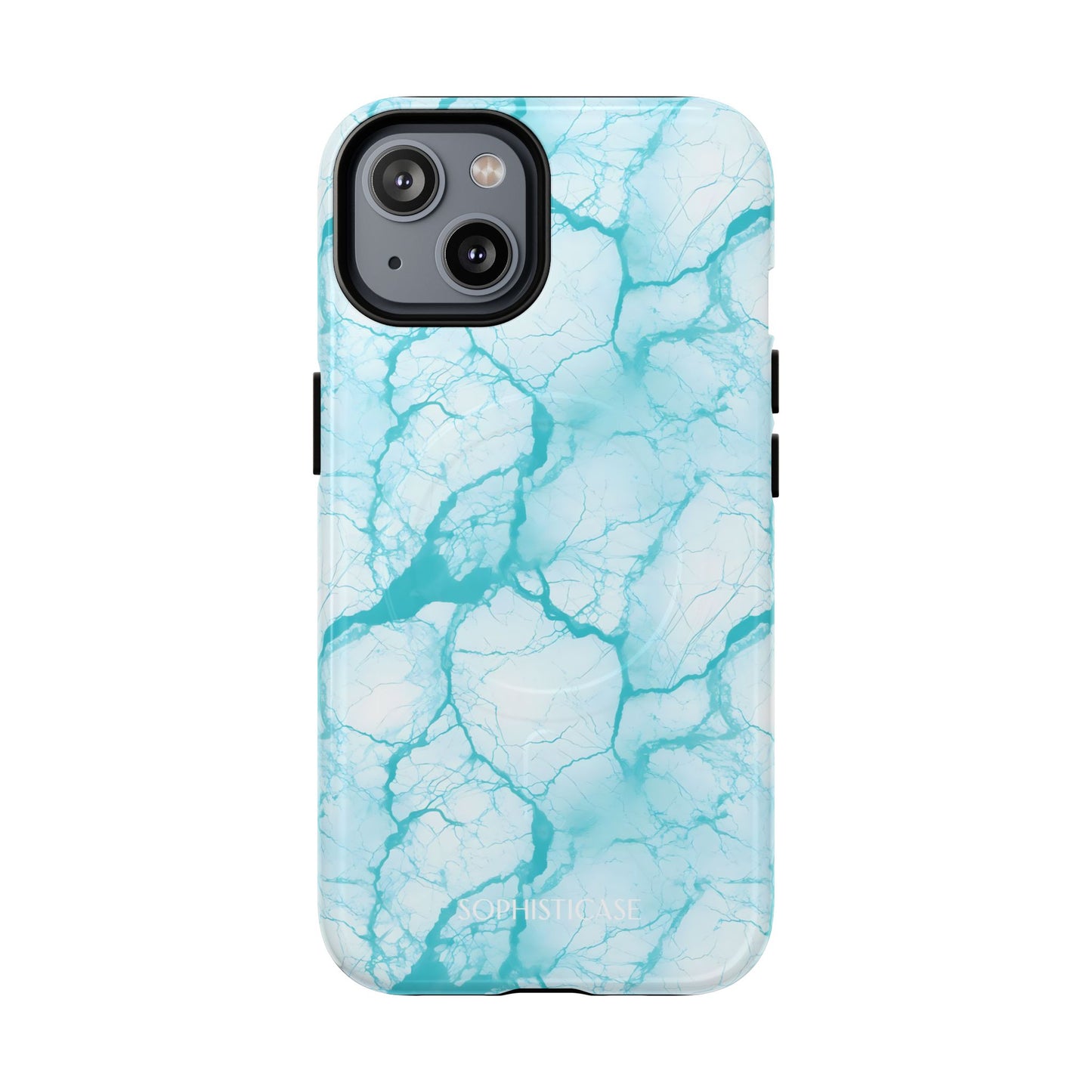 Marble Opulence in Aqua - iPhone Magsafe Case